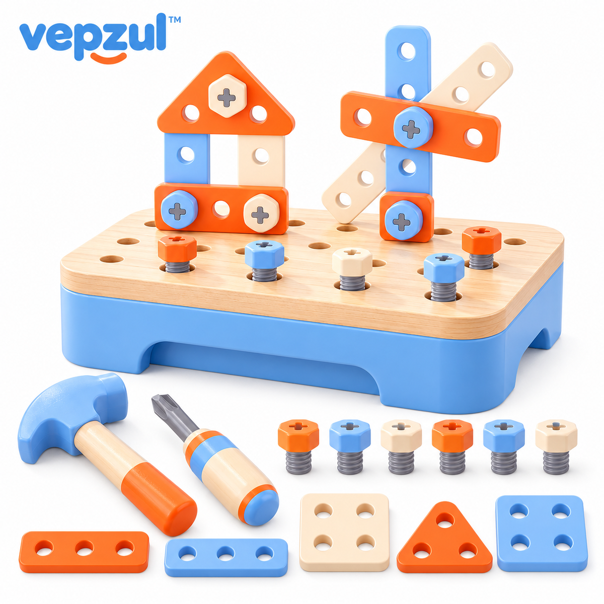 𝐯𝐞𝐩𝐳𝐮𝐥™ Little Maker Pretend Workshop Tool Set
