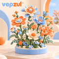 𝐯𝐞𝐩𝐳𝐮𝐥™ Build a Bloom Creative Flower Construction Set