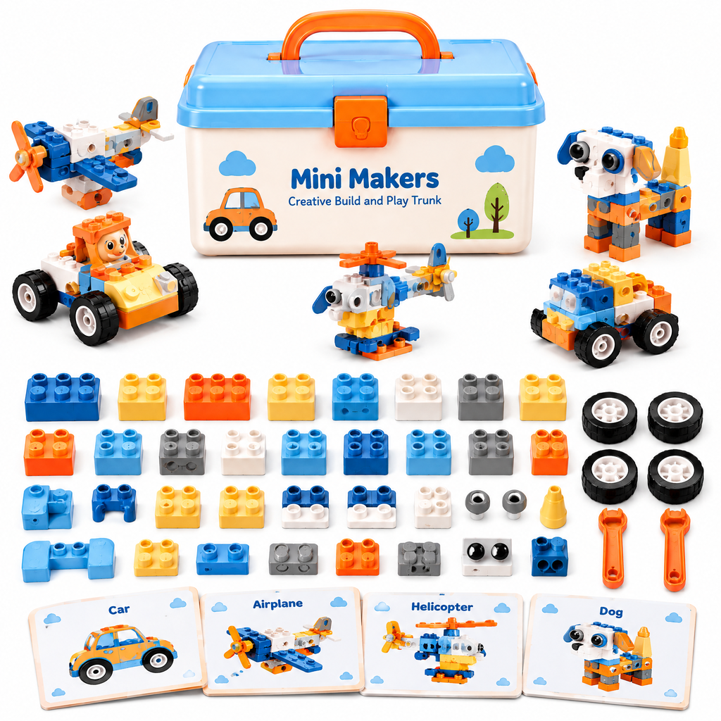 𝐯𝐞𝐩𝐳𝐮𝐥™ Mini Makers Creative Build and Play Trunk